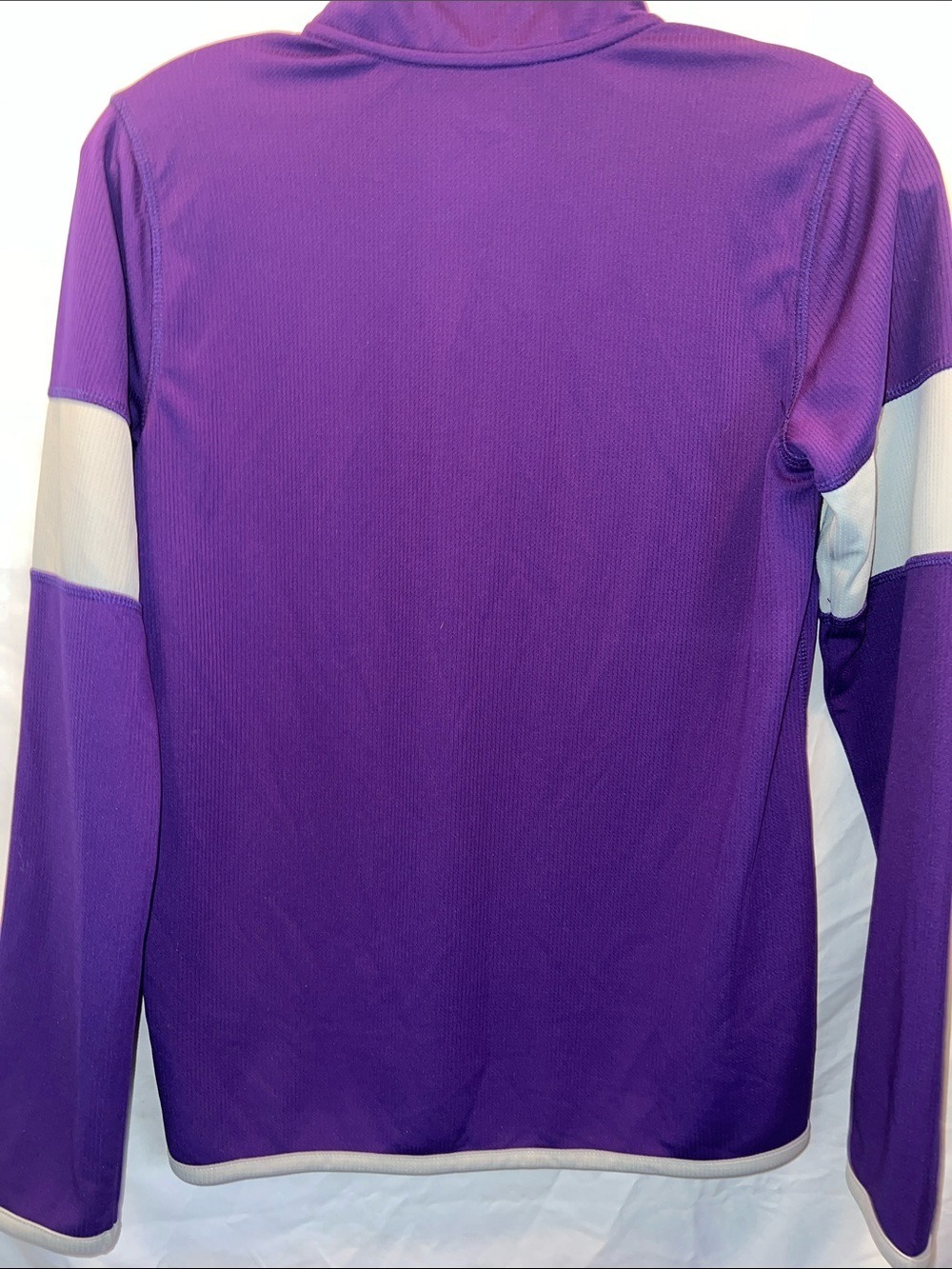 Washington’s Women's Purple Half-Zip Jersey with White Accent - (0018) - Picture 8 of 8